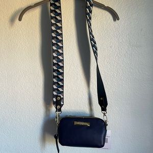 blue and teal purse